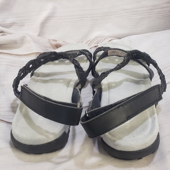 Merrell Terran Braid Slingback Sport Sandal Black 8M Womens Adjustable - Picture 5 of 8